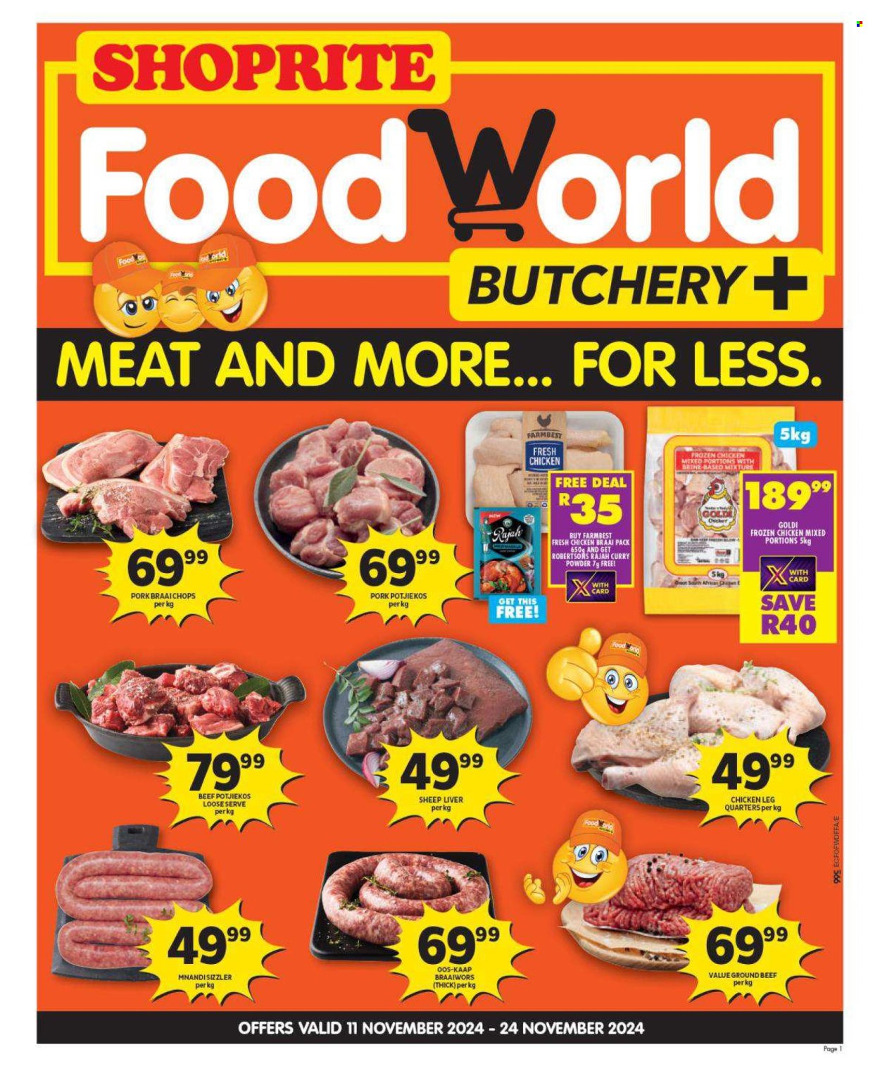 Shoprite specials - 11/11/2024 - 24/11/2024. Page 1