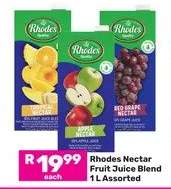 Rhodes Nectar Fruir Juice Blend Assorted-1L Each