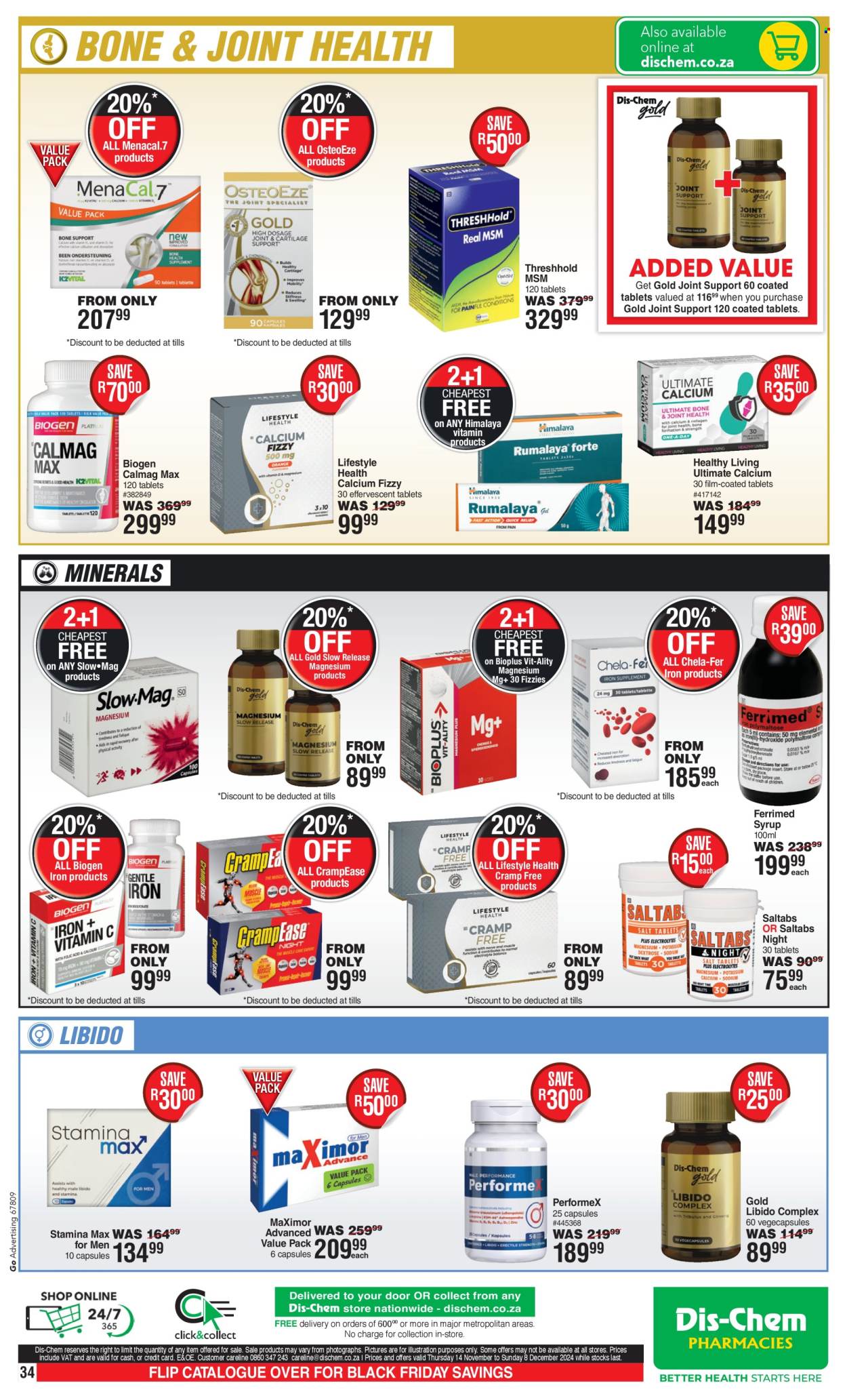 Dis-Chem specials - 14/11/2024 - 08/12/2024. Page 1