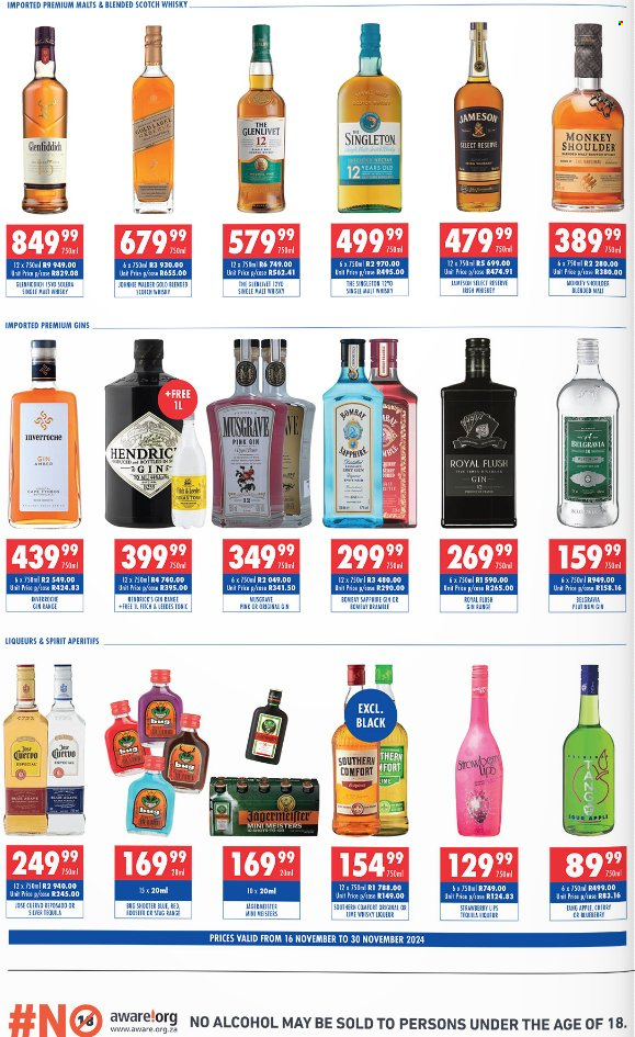 Liberty Liquors specials - 16/11/2024 - 30/11/2024. Page 1