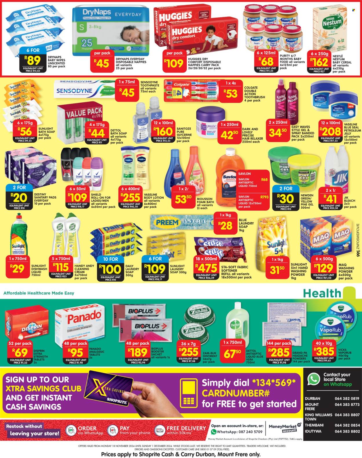 Shoprite specials - 18/11/2024 - 01/12/2024. Page 1