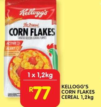 KELLOGG'S CORN FLAKES CEREAL 1,2kg