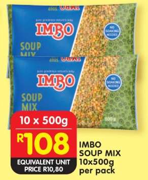 IMBO SOUP MIX 10x500g