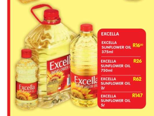 Excella Sunflower Oil-2L