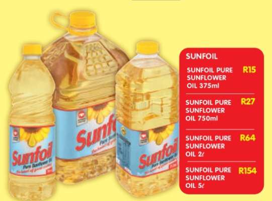 SUNFOIL PURE SUNFLOWER OIL 5ℓ