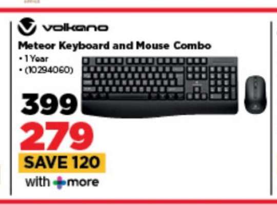 Volkano Meteor Keyboard and Mouse Combo