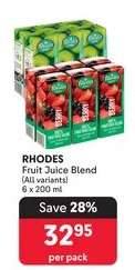 Rhodes Fruit Juice Blend