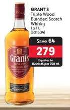 Grant's Triple Wood Blended Scotch Whisky