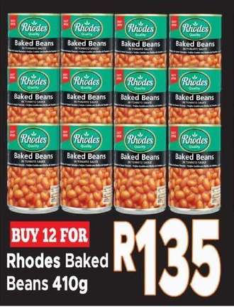 Rhodes Baked Beans 410g