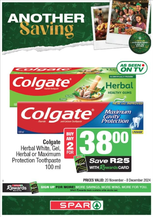 SPAR specials - 20/11/2024 - 08/12/2024. Page 1