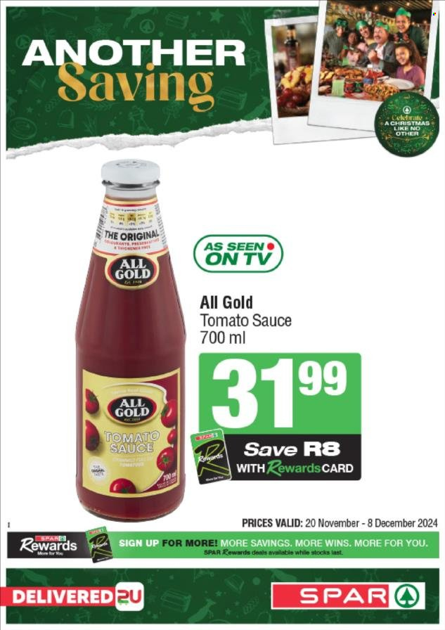 SPAR specials - 20/11/2024 - 08/12/2024. Page 1