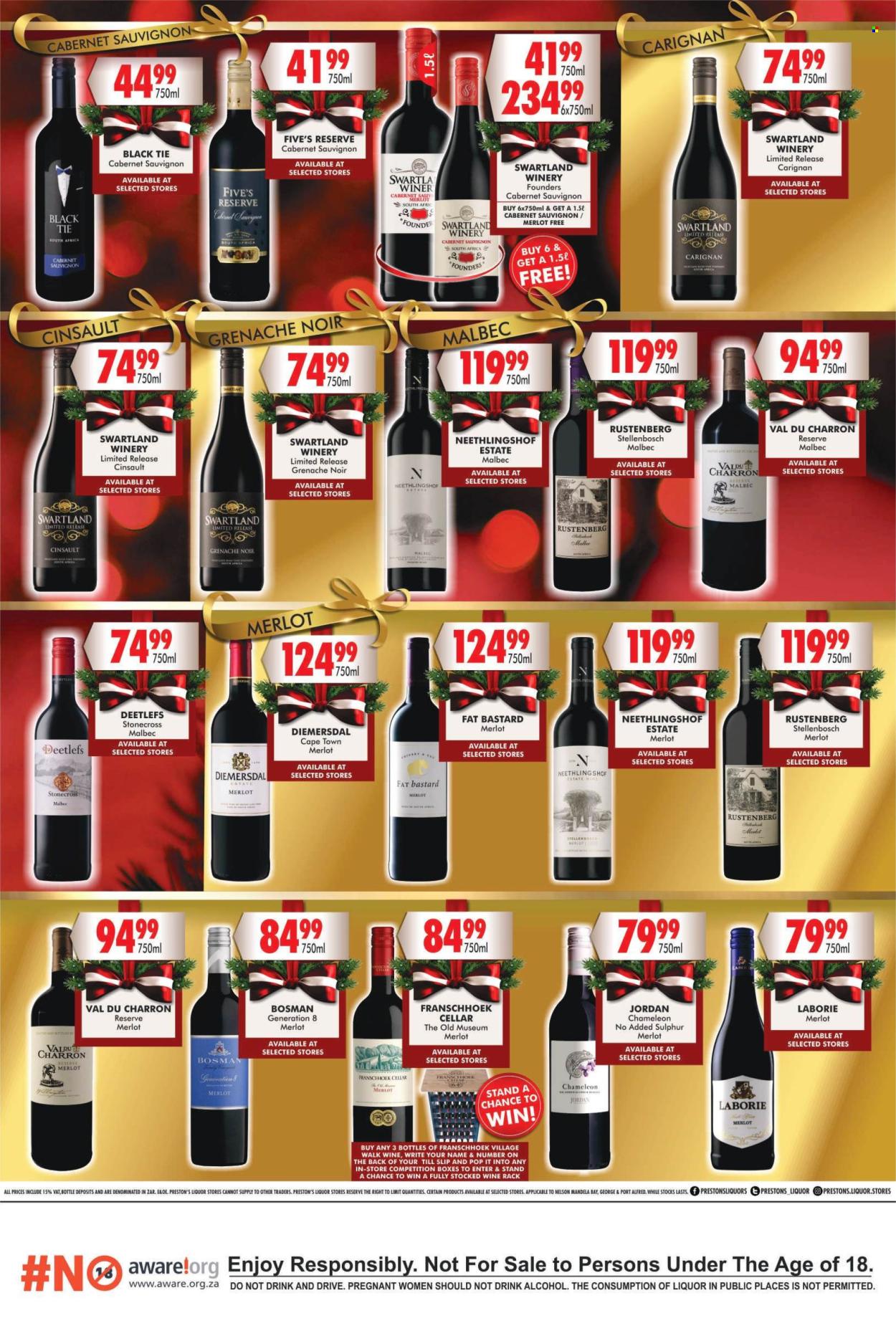 Prestons Liquor Stores specials - 18/11/2024 - 11/12/2024. Page 1