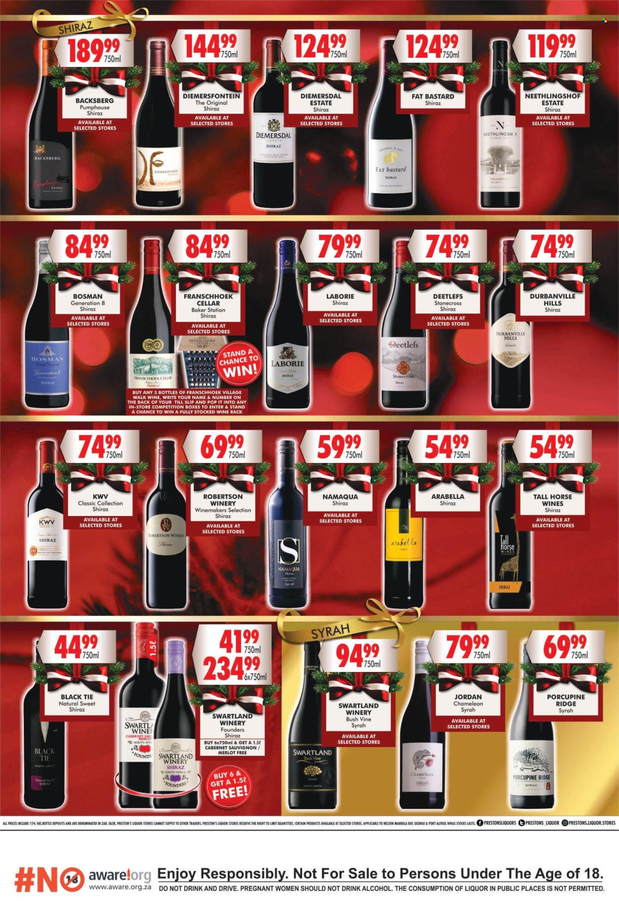 Prestons Liquor Stores specials - 18/11/2024 - 11/12/2024. Page 1