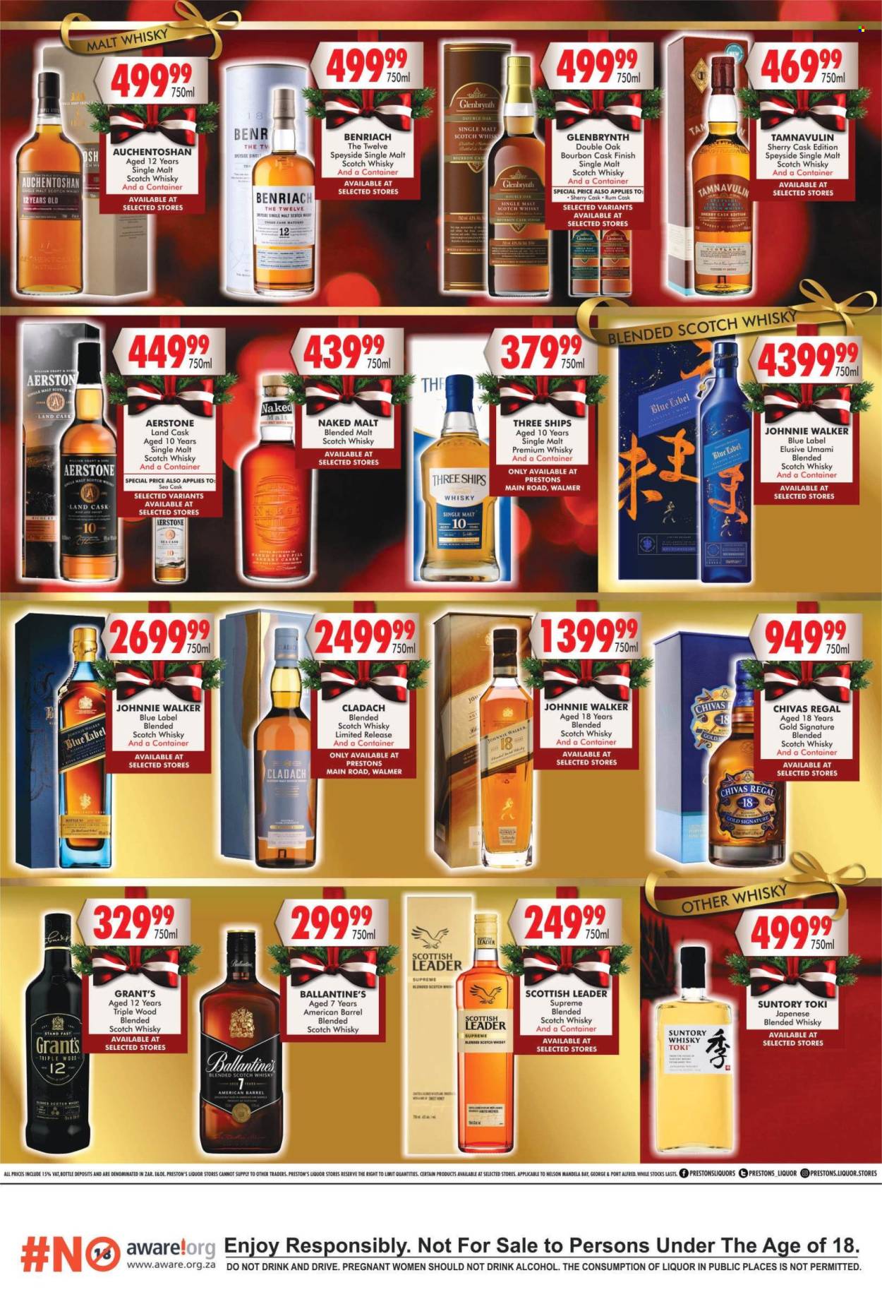 Prestons Liquor Stores specials - 18/11/2024 - 11/12/2024. Page 1