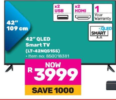 JVC 42"(109cm) QLED Smart TV LT-42NQ5155