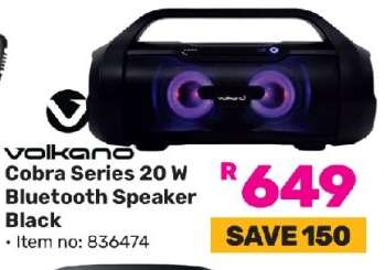 Volkano Cobra Series 20W Bluetooth Speaker (Black) 836474