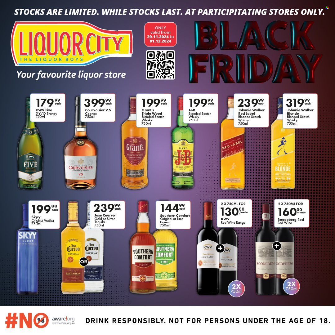 Liquor City specials - 29/11/2024 - 01/12/2024. Page 1