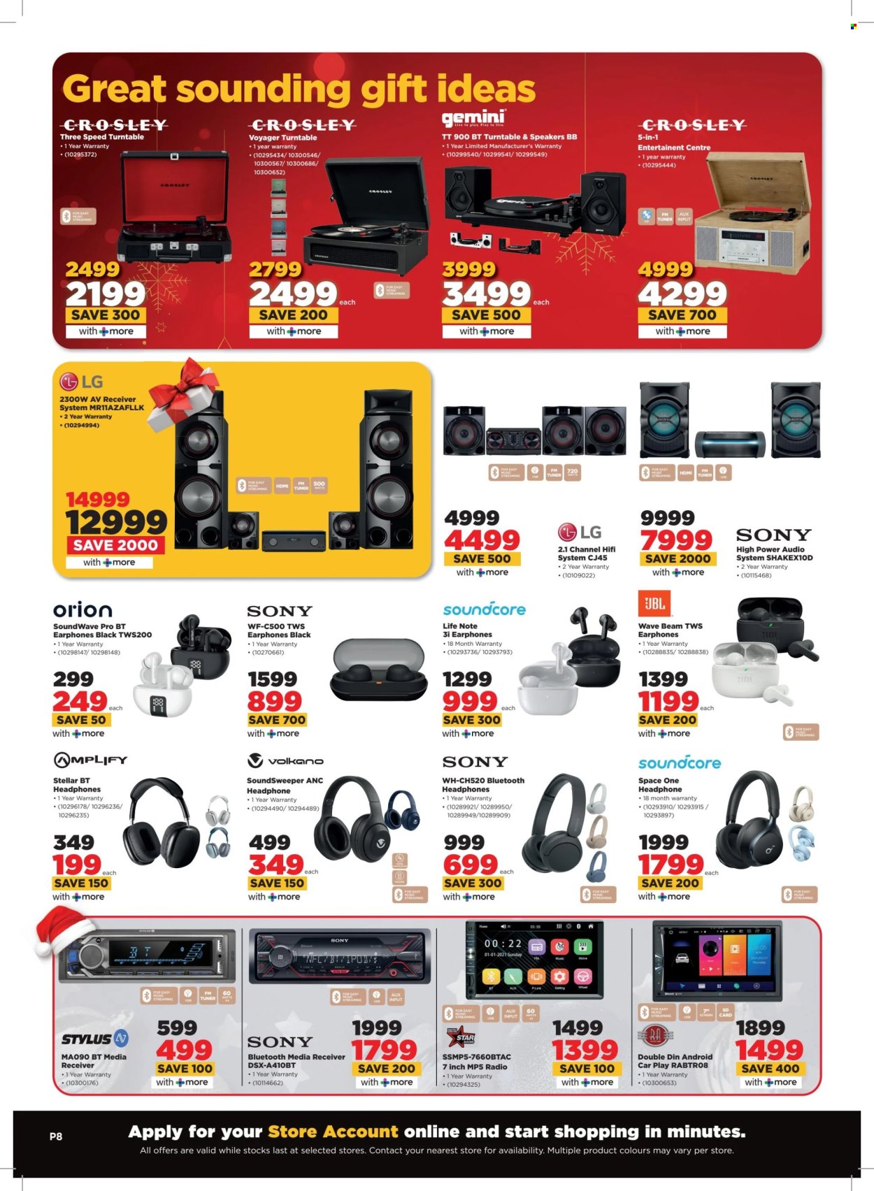 HiFi Corp specials - 03/12/2024 - 08/12/2024. Page 1