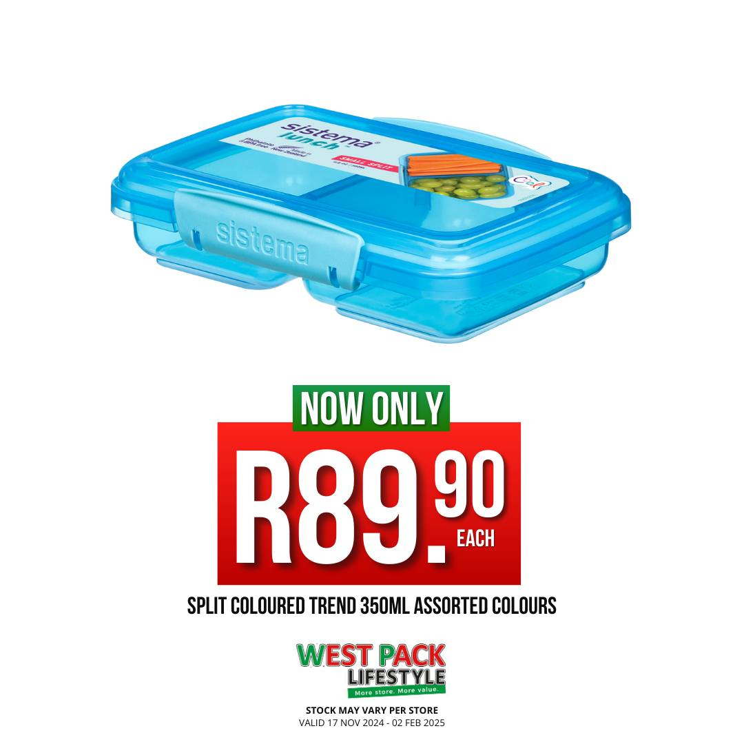 West Pack Lifestyle specials - 17/11/2024 - 02/02/2025. Page 1