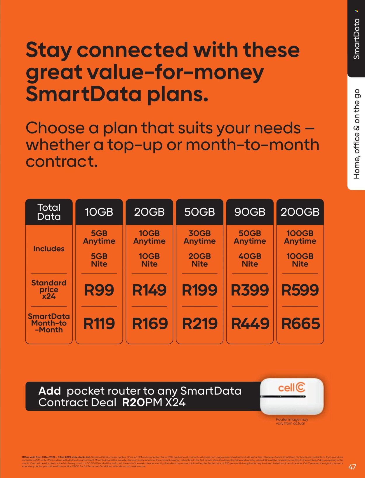 Cell C specials - 11/12/2024 - 11/02/2025. Page 1