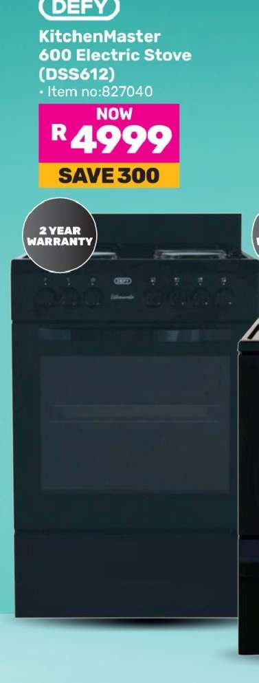 Defy Kitchenmaster 600 Electric Stove DSS612