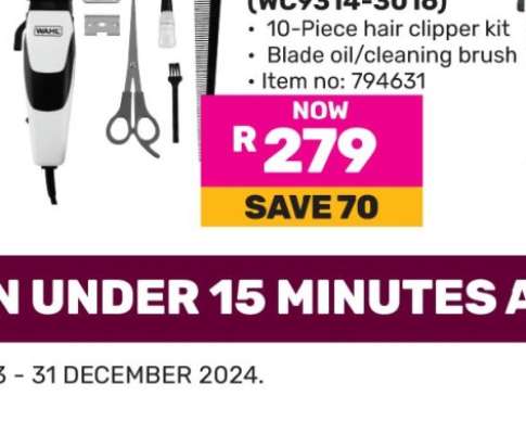 Wahl Smooth Cut Pro Hair Clipper WC9314-3016