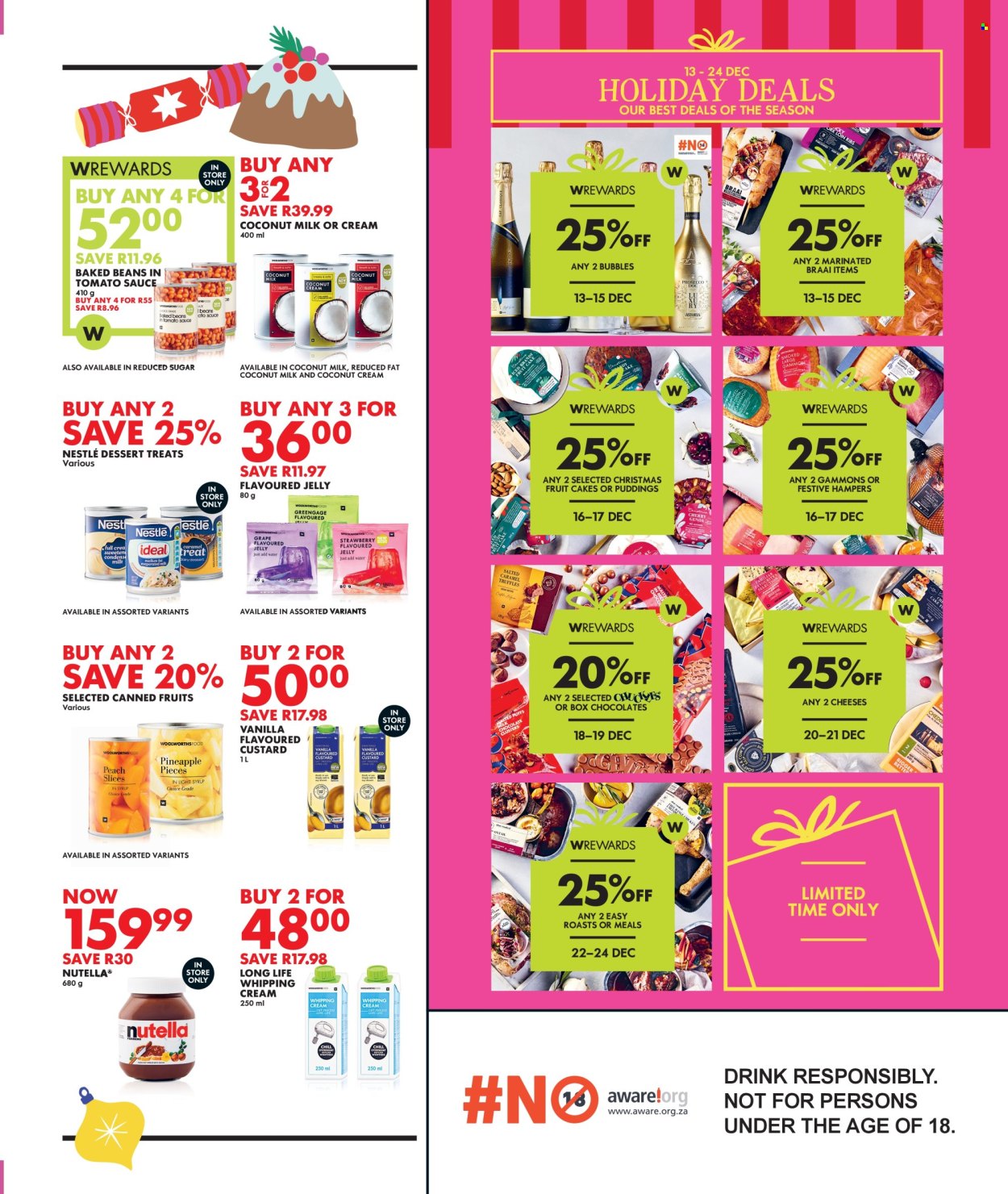 Woolworths specials - 09/12/2024 - 22/12/2024. Page 1