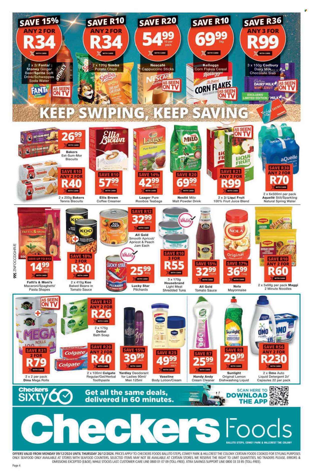 Checkers specials - 09/12/2024 - 26/12/2024. Page 1