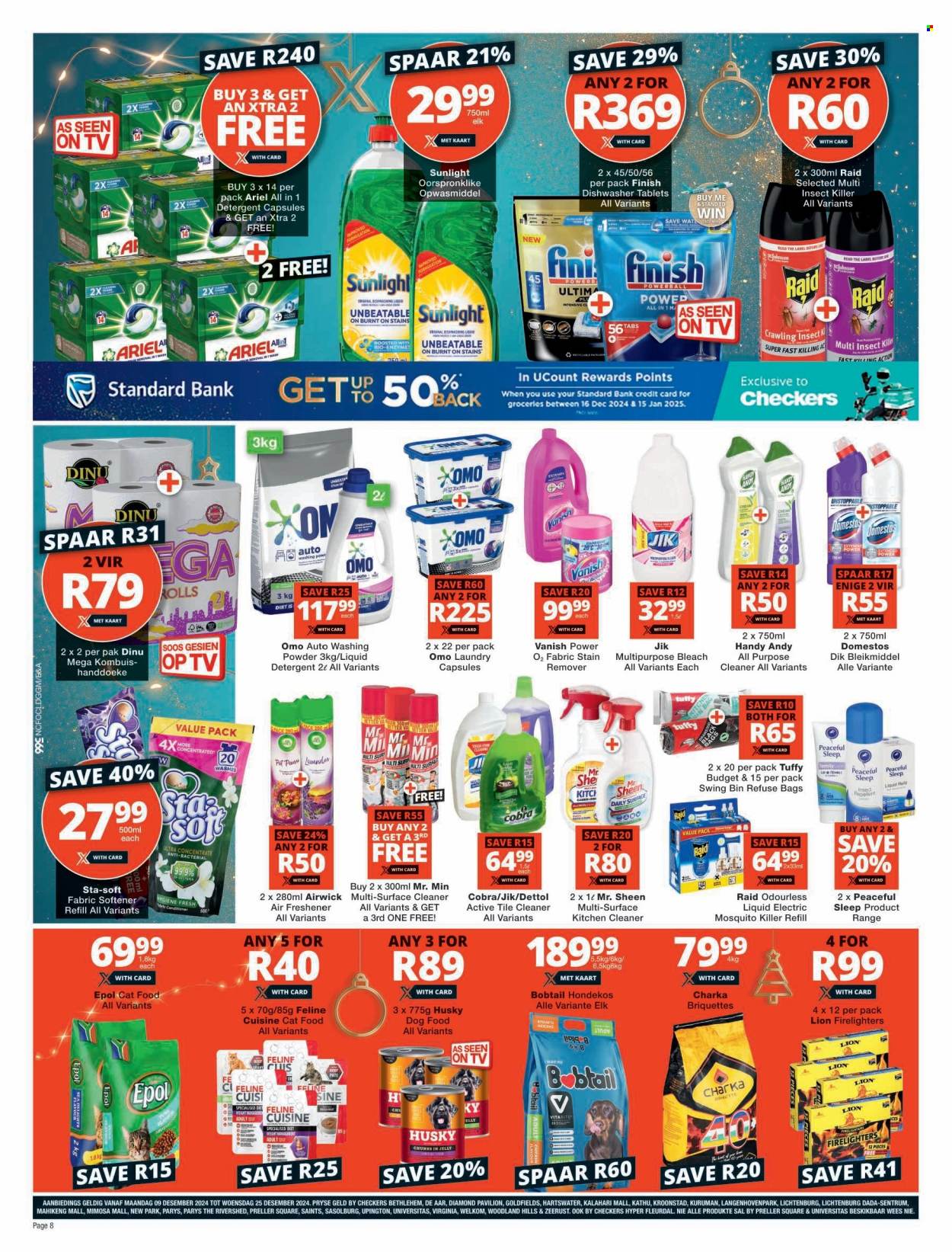 Checkers specials - 09/12/2024 - 25/12/2024. Page 1