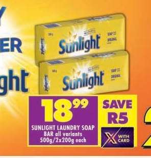 Sunlight Laundry Soap