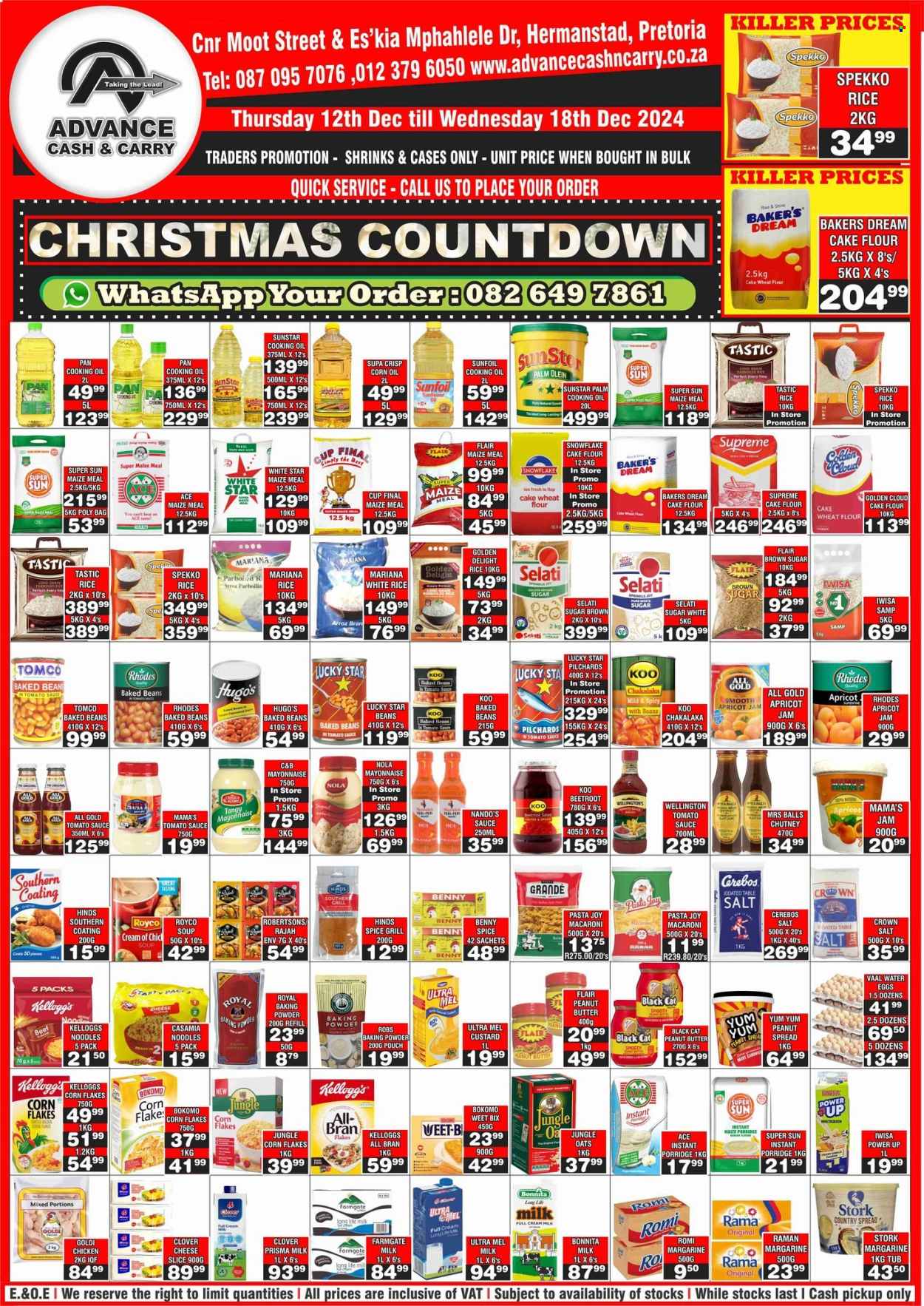 Advance Cash & Carry specials - 12/12/2024 - 18/12/2024. Page 1