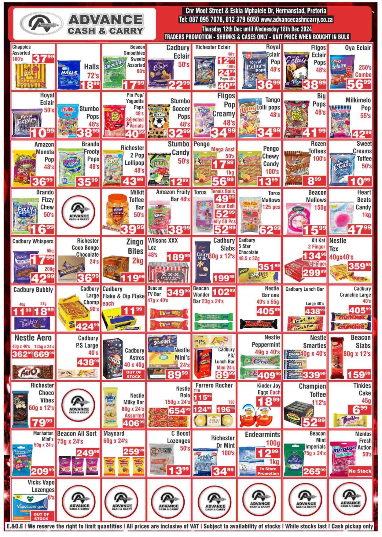 Advance Cash & Carry specials - 12/12/2024 - 18/12/2024. Page 1