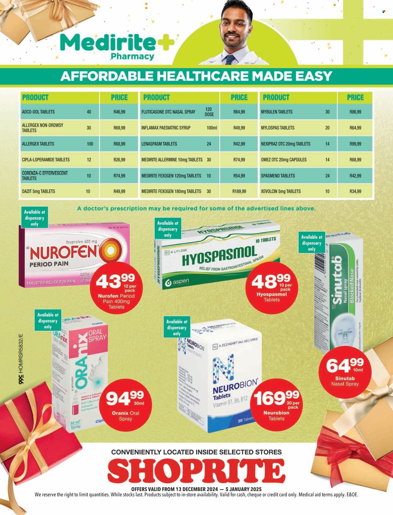 Shoprite specials - 13/12/2024 - 05/01/2025. Page 1