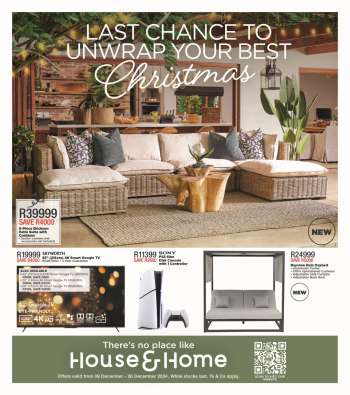 House & Home catalogue  - 09/12/2024 - 26/12/2024.