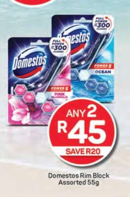 Domestos Rim Block Assorted 55g