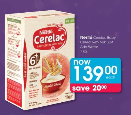 Nestlé Cerelac Baby Cereal with Milk Just Add Water