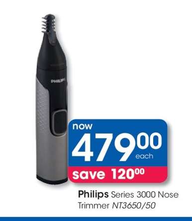 Philips Series 3000 Nose Trimmer NT3650/50