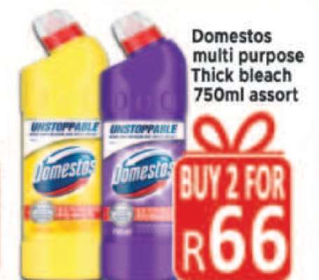 DOMESTOS MULTI-PURPOSE THICK BLEACH