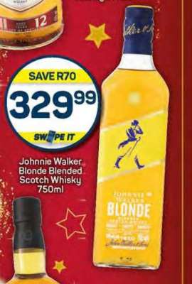 Johnnie Walker Blonde Blended Scotch Whisky 750ml