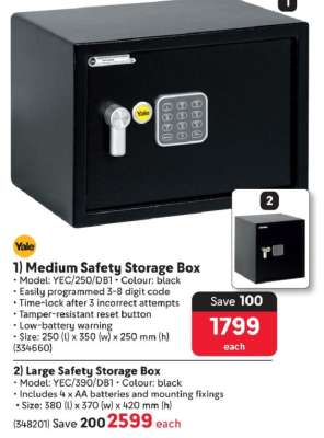 Medium Safety Storage Box