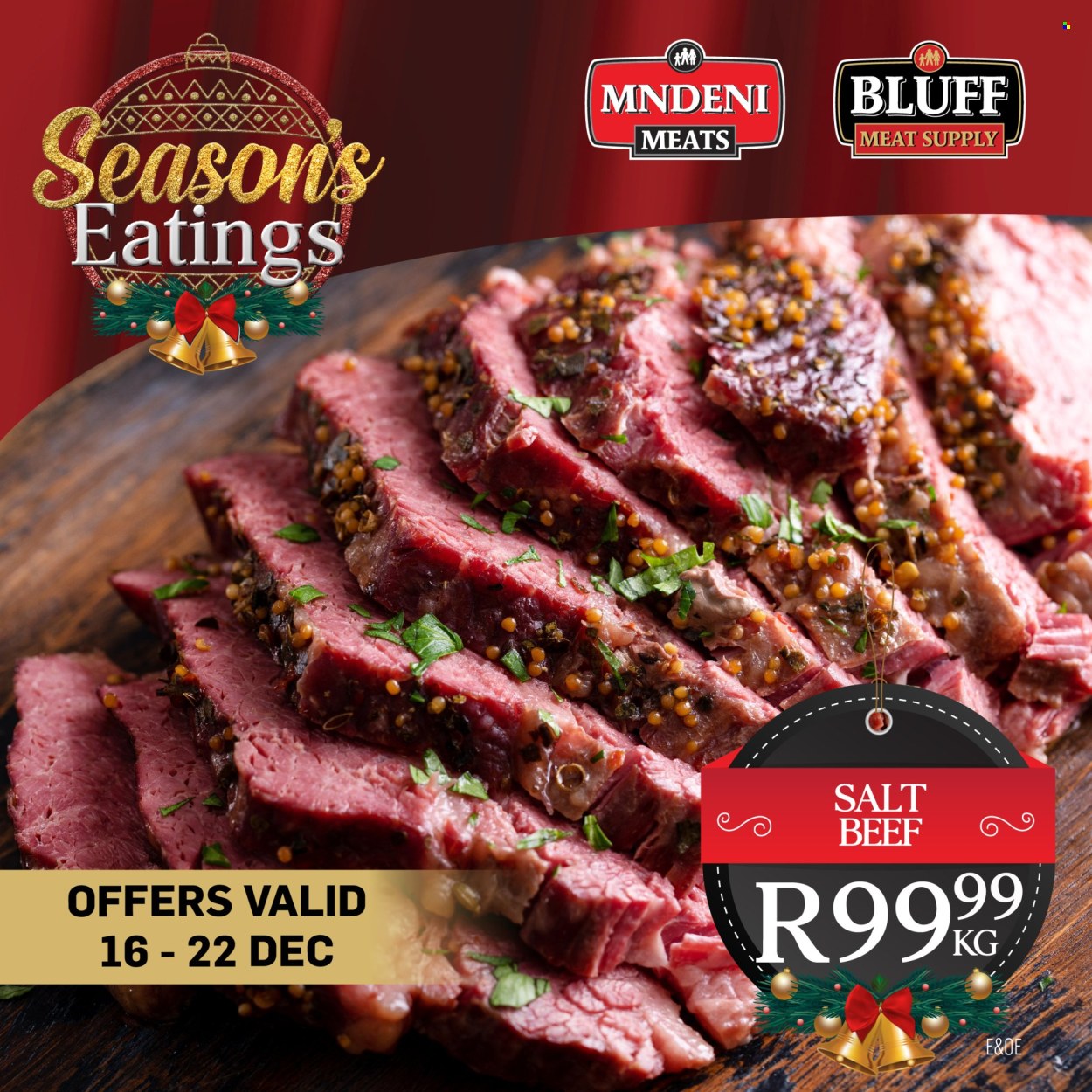 Bluff Meat Supply specials - 16/12/2024 - 22/12/2024. Page 1