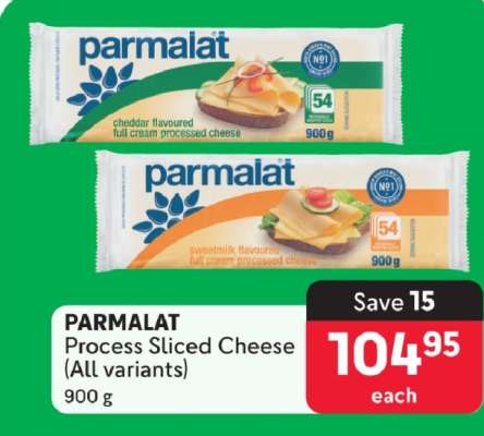 PARMALAT Process Sliced Cheese (All variants)