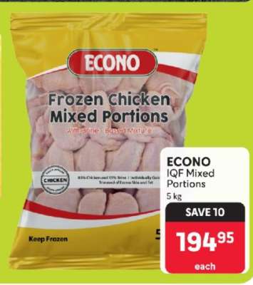 ECONO IQF Mixed Portions