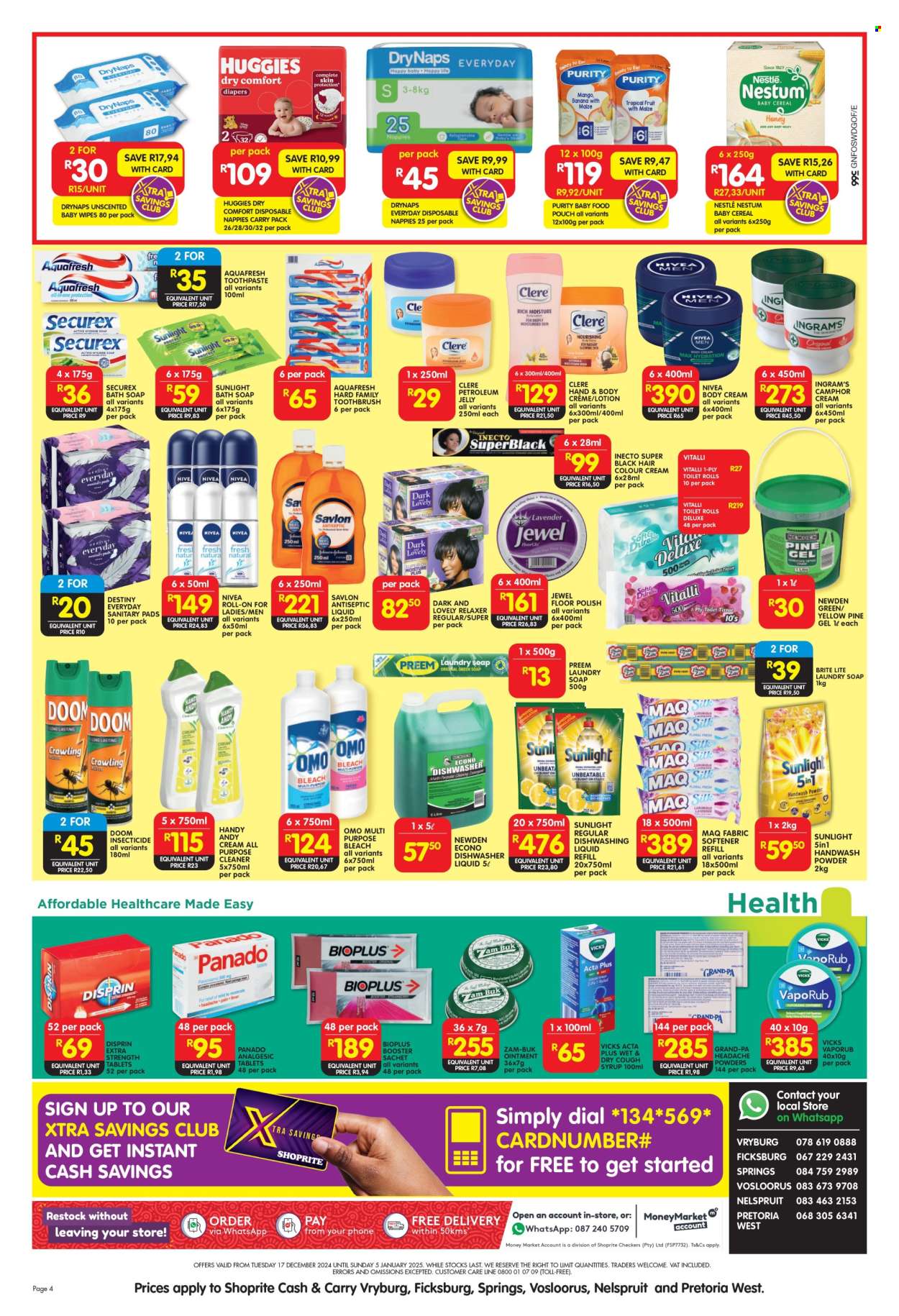 Super Cash & Carry specials - 17/12/2024 - 05/01/2025. Page 1