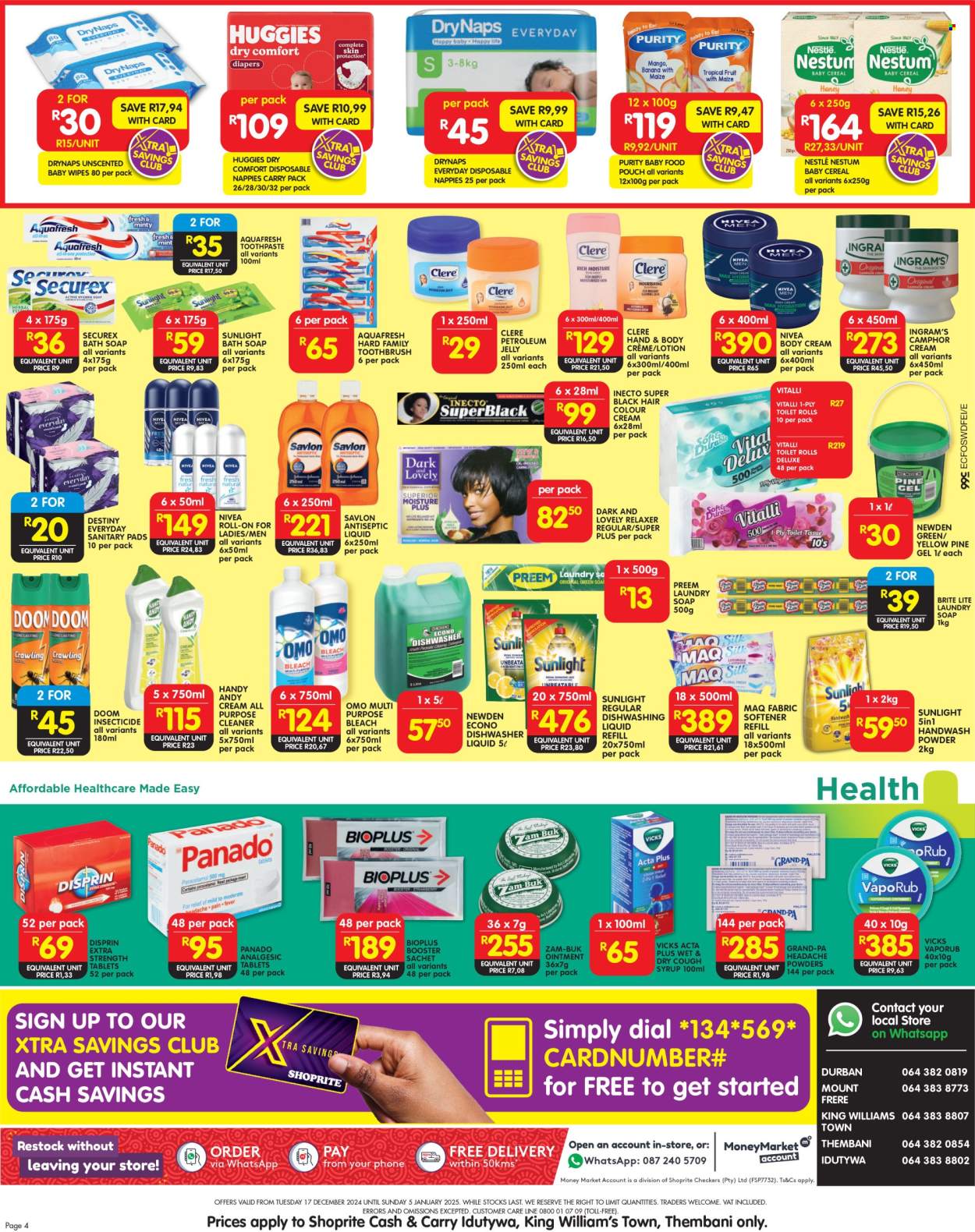 Shoprite specials - 17/12/2024 - 05/01/2025. Page 1