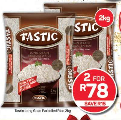 Tastic Long Grain Parboiled Rice-2kg