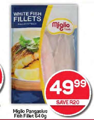 Miglio Pangasius Fish Fillet 640g