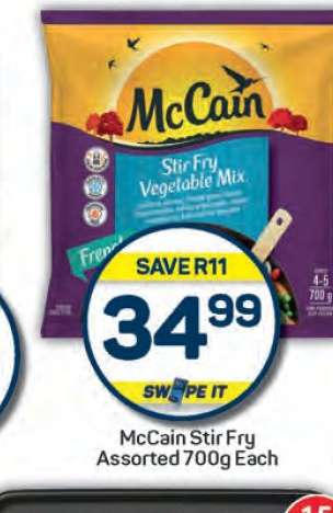 McCain Stir Fry Vegetable Mix