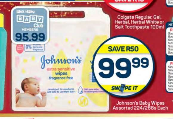 Johnson's Baby Wipes