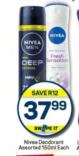 Nivea Deodorant